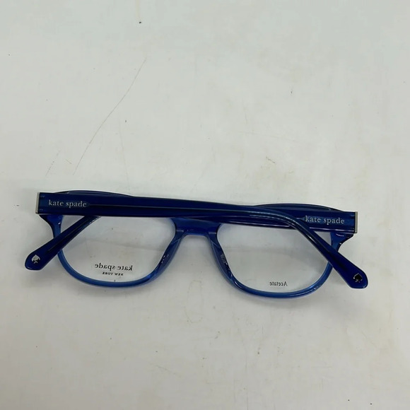 Kate Spade Zelda OJU Eyeglasses Frames RXable Blue/ White. NWT
